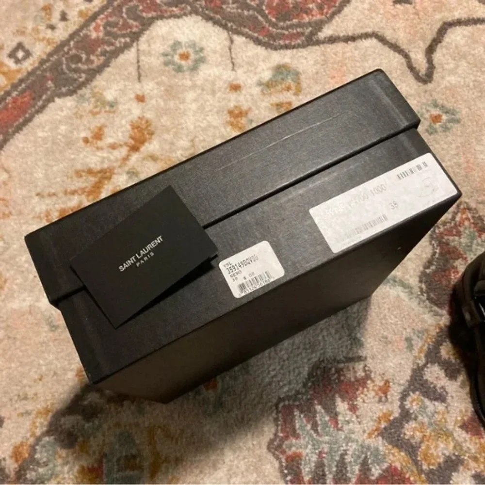 Saint Laurent Wyatt Short Strap Studded Boot - Picture 14 of 14